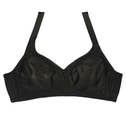 سوتین زنانه بارون مدل بدون فنر پرسی کد 503 رنگ مشکی