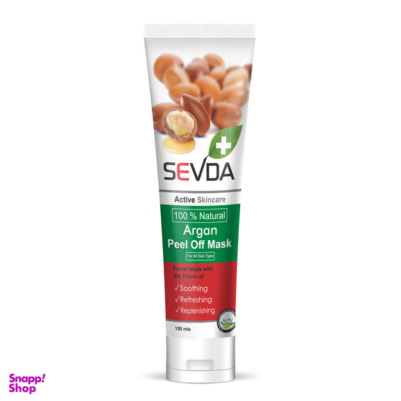 ماسک صورت سودا مدل ذغال فعال حجم 75 میلی لیتر به همراه ماسک صورت سودا مدل آرگان حجم 100 میلی لیتر