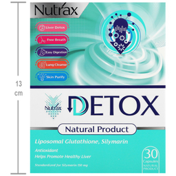 کپسول دتوکس درمکس نوتراکس بسته 30 عددی