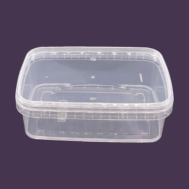 ظرف فريزری و مايكروويوی پولاد پویش مدل پلمپ شونده كد 1000cc بسته 12 عددي