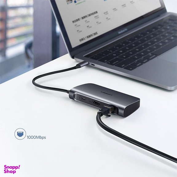 هاب 6 پورت تایپ سی یوگرین مدل CM212-50771