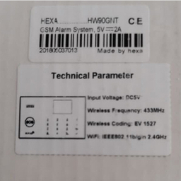 پک دزدگیر اماکن بی سیم سیم کارتی هگزا کد hw90gnt