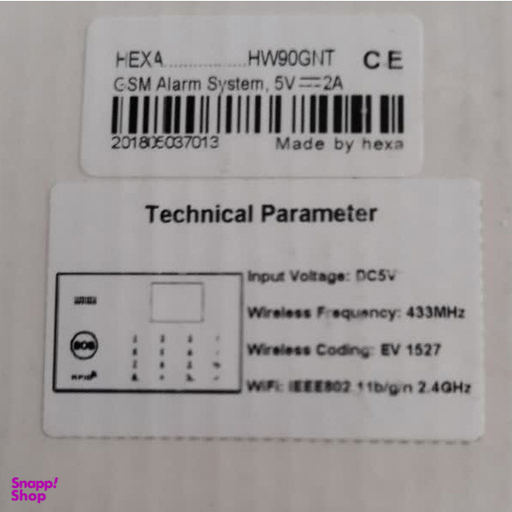 پک دزدگیر اماکن بی سیم سیم کارتی هگزا کد hw90gnt
