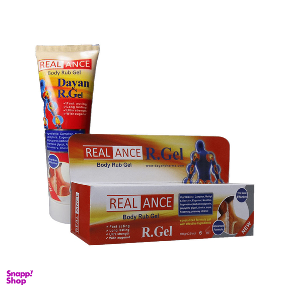 ژل موضعی عضلات و مفاصل ریلنس مدل R.Gel وزن 100 گرم