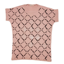 تیشرت زنانه کد 200 رنگ صورتی