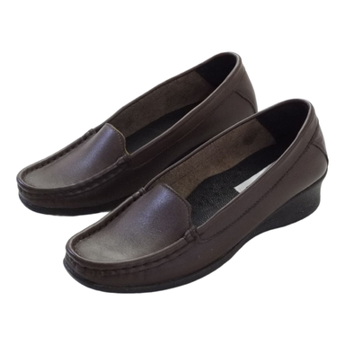 کفش راحتی زنانه چرم طبیعی شیفر کد 127