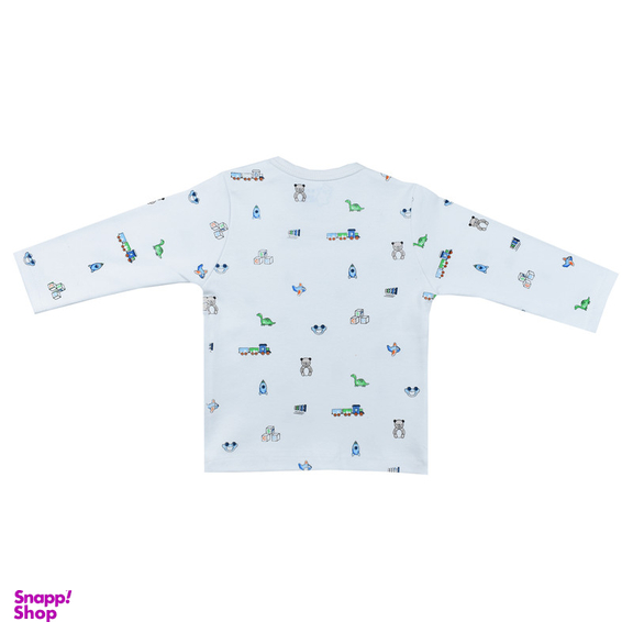 ست تیشرت و سرهمی نوزادی اسپیکو مدل ترن کد 3