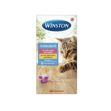 بستنی گربه وینستون مدل Chicken & Fish وزن ۱۲۰ گرم بسته ۱۱ عددی