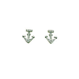 گوشواره نقره 925 عیار زنانه طرح لنگز کشتی کد 48006 EAR