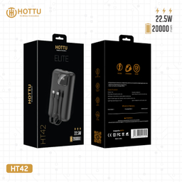 پاوربانک هوتو مدل HT42 ظرفیت 20000 میلی‌ آمپر ساعت