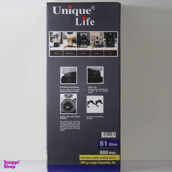 آسیاب قهوه یونیک لایف کد UL-CG019s