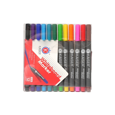 ماژیک وایت برد 12 رنگ کایزر کد 880sk