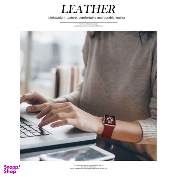 بند اپل واچ کوتتسی مدل W7 WH5206-BK مناسب اپل واچ سری 1/2/3/4/5 سایز 42 و 44 میلی متری