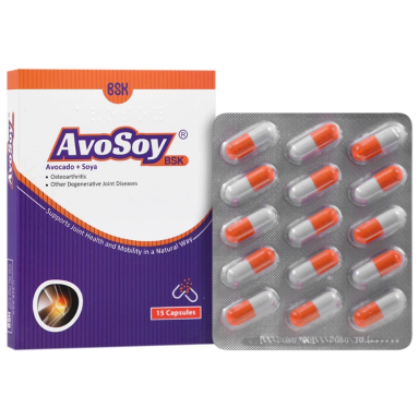 کپسول تقویت مفاصل و استخوان آوسوی شرکت بنیان سلامت کسری بسته 15 عددی