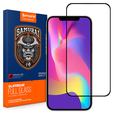 محافظ صفحه نمایش شیشه ای سامورایی مدل ovglass مناسب گوشی موبایل اپل iPhone 12 Pro Max