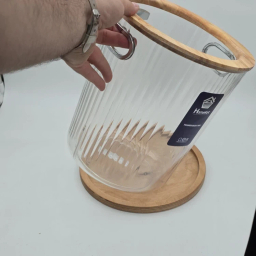 ست سطل و جای دستمال کاغذی هوم کت مدل رابین