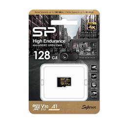 کارت حافظه MicroSDXC سیلیکون پاور مدل Golden Series High Endurance ظرفیت 128 گیگابایت