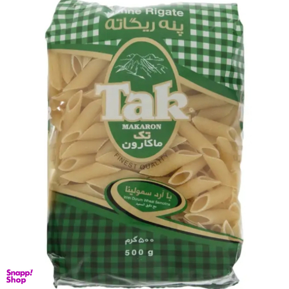 پنه ریگاته تک ماکارون وزن 500 گرم