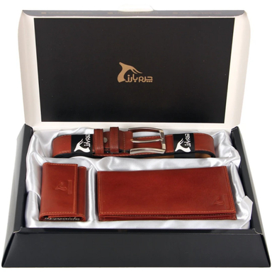 ست هدیه مردانه چرم بارز (آدین چرم) مدل DS1