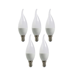 لامپ ال ای دی 7 وات دونیکو مدل اشکی پایه E14 مجموعه 5 عددی