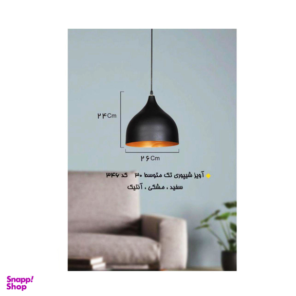 چراغ آویز رایکا کد RO-346