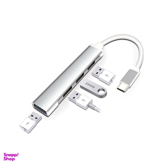 هاب USB-C چهار پورت مدل C-809