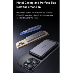 پاوربانک مغناطیسی 20 وات مک دودو مدل Metal Ultra-Thin ظرفیت 5000 میلی آمپر