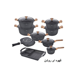 سرویس پخت و پز 17 پارچه جی فی نی کد BB018