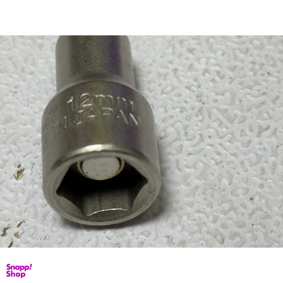 آچار بکس شیروانی لایت مدل SMT-LIGT-JAPAN-MN-1265-1/4-12*65mm سایز 12-1/4 میلی متر مجموعه 10 عددی