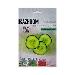 ماسک ورقه ای صورت کژدم مدل خیار وزن 25 گرم بسته 2 عددی