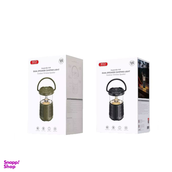 اسپیکر بی سیم بلوتوثی و چراغ کمپینگ شارژی ایکس او مدل F49