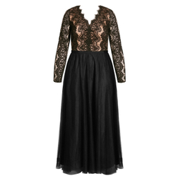 پیراهن بلند زنانه کد DRE03 رنگ مشکی