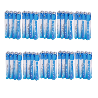 باتری نیم قلمی وریتی مدل Zinc Carbon R6P AAA بسته 40 عددی