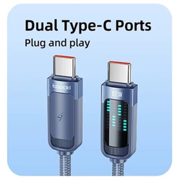 کابل Type-C توکی مدل 100W TQ-X47C3 طول 1 متر