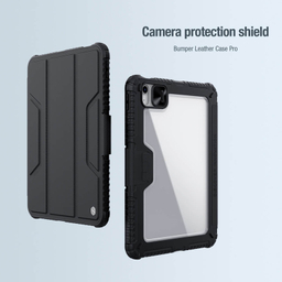 کیف کلاسوری نیلکین مدل Camshield Bumper Leather مناسب برای تبلت اپل iPad 10 / iPad 10.9 (2022)