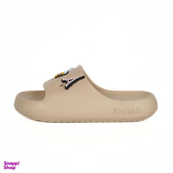 دمپایی زنانه شیما مدل travel رنگ کرم