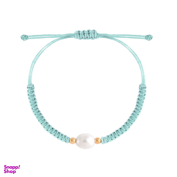 دستبند طلا 18 عیار زنانه درگونه مدل مروارید و گوی