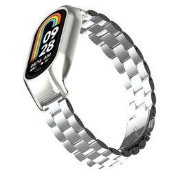 مچ بند هوشمند شیائومی مدل Mi Band 8 به همراه بند فلزی هدیه