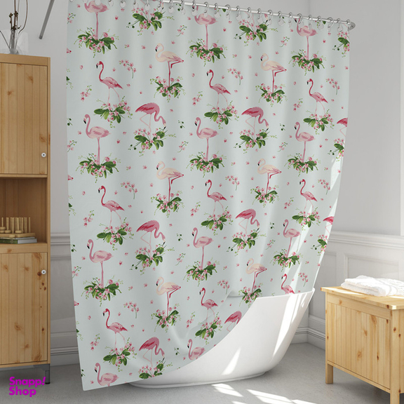 پرده حمام دلفین مدل EV-9888 سایز 180×200 سانتی متر