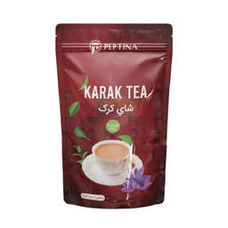 چای کرک با طعم زعفران پپتینا وزن 500 گرم بسته بندی پاکتی