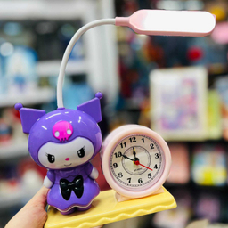 چراغ مطالعه و ساعت رومیزی مدل کرومی کد 03