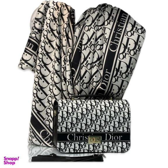 کیف دستی زنانه کد 0101 به همراه شال