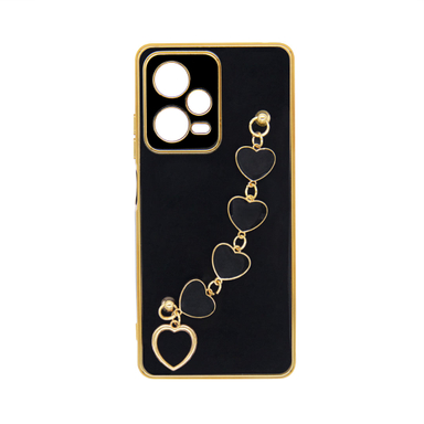 کاور موبایل مدل زنجیری طرح قلب مناسب شیائومی Redmi Note 12 Pro 5G / Poco X5 Pro 5G