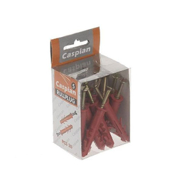 پیچ و رول پلاک کاسپین مدل DT-456 بسته 60 عددی