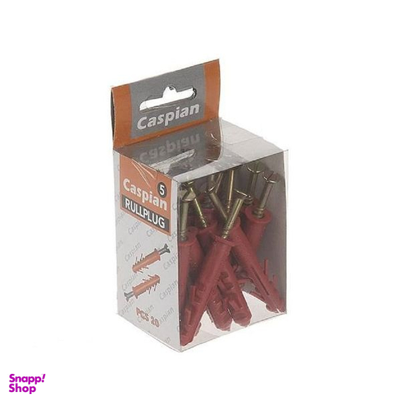 پیچ و رول پلاک کاسپین مدل DT-456 بسته 60 عددی