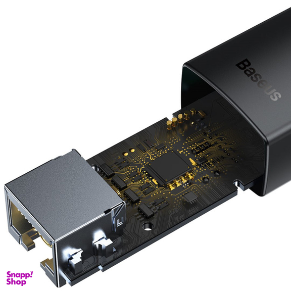 کابل تبدیل Type-C به پورت شبکه RJ45 LAN بیسوس مدل Lite Series WKQX000201