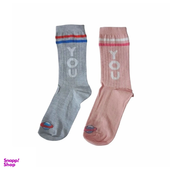 جوراب ساق بلند بچگانه کولزیون مدل Pk کد 02 مجموعه 2 عددی