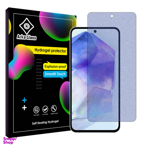 محافظ صفحه نمایش مات آنتی بلو آرکا گلس مدل Tough مناسب گوشی موبایل سامسونگ Galaxy A55 5G