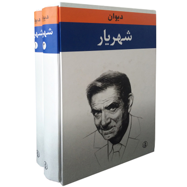 کتاب دیوان شهریار اثر محمد حسین شهریار انتشارات زرین دو جلدی