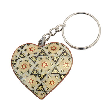 جاکلیدی خاتم مدل قلبی کد 4